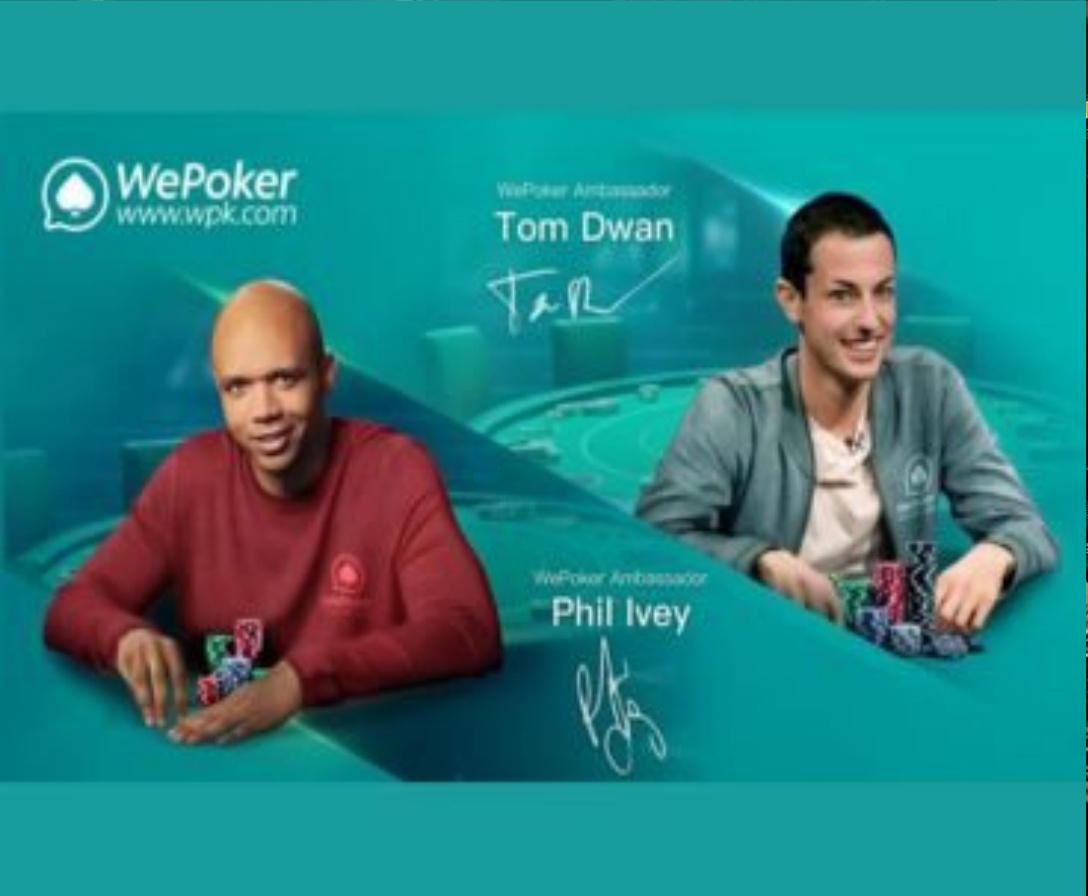 高额stakes锦标赛现场，筹码堆积如山